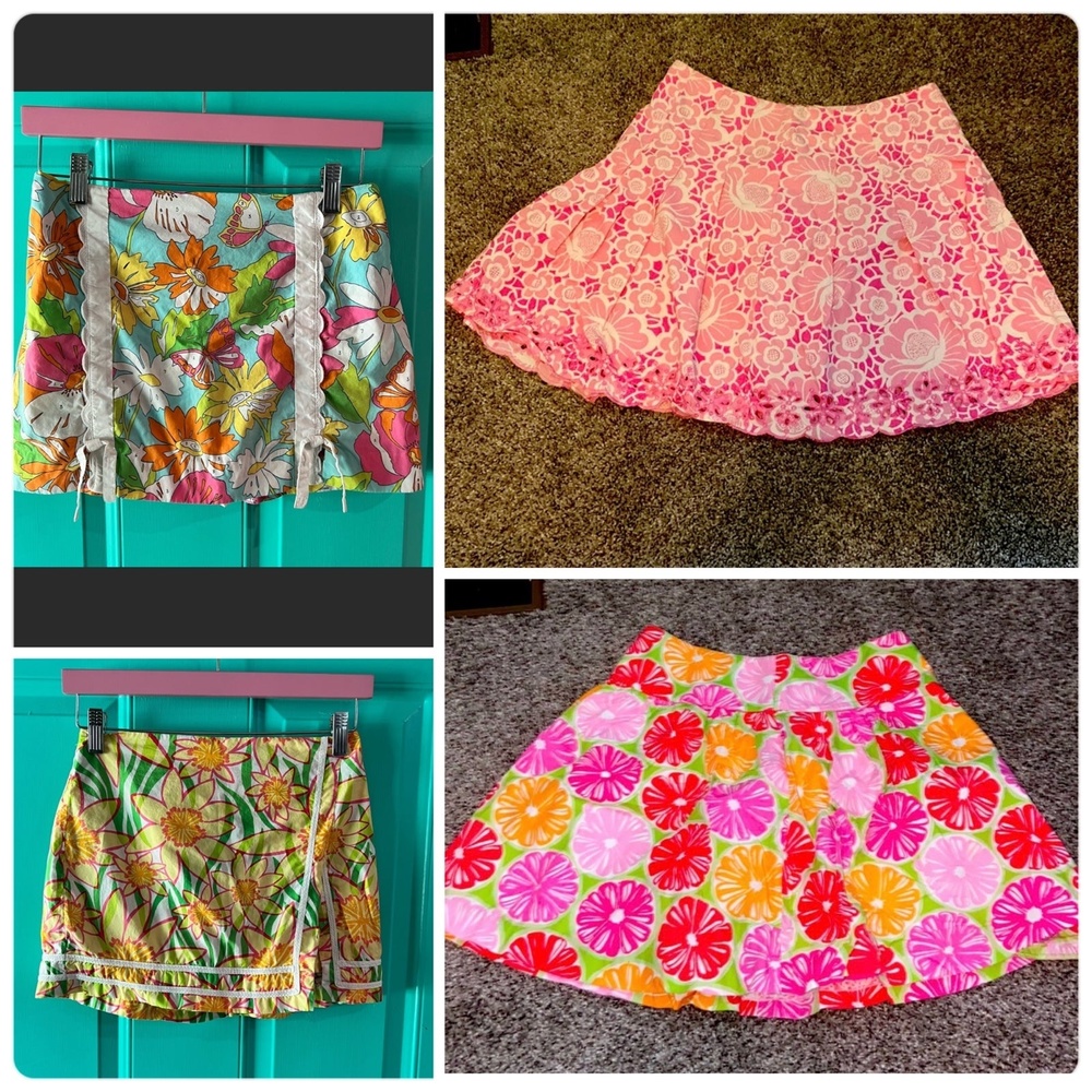 Bundle of 4 Girls size 14-16/ Womens size 0/2 Skirts and Skorts.
